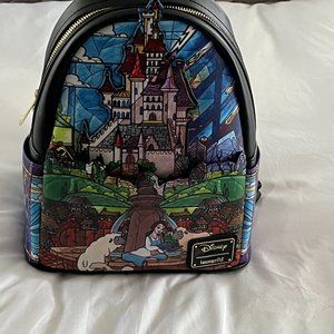Loungefly x Disney Belle Beauty and the Beast Castle Backpack